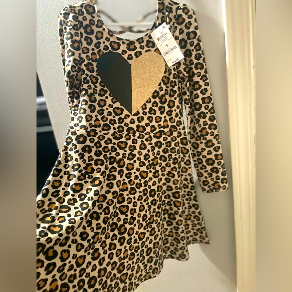 A kids cheetah dress